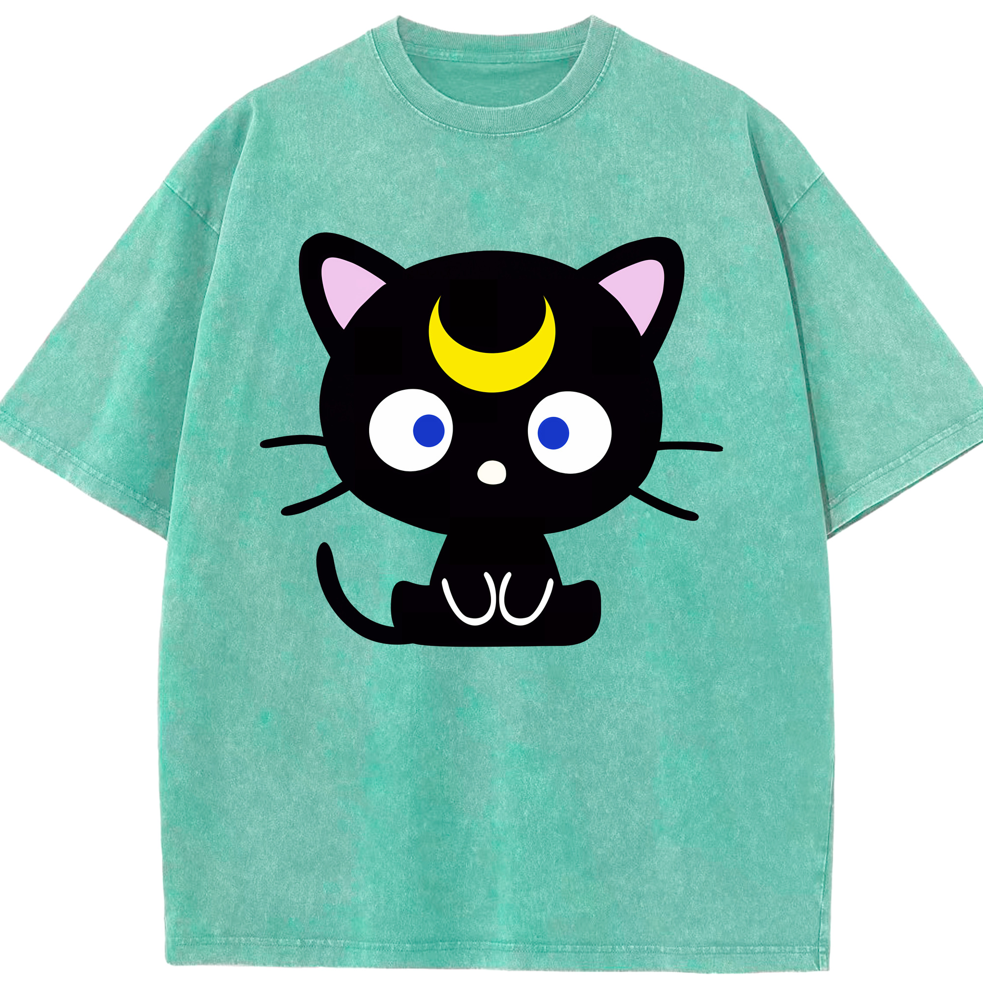 （画像用） 美少女戦士セーラームーン Sailor Moon 綿100% ヴィンテージ風 半袖Tシャツ（フロントプリント）